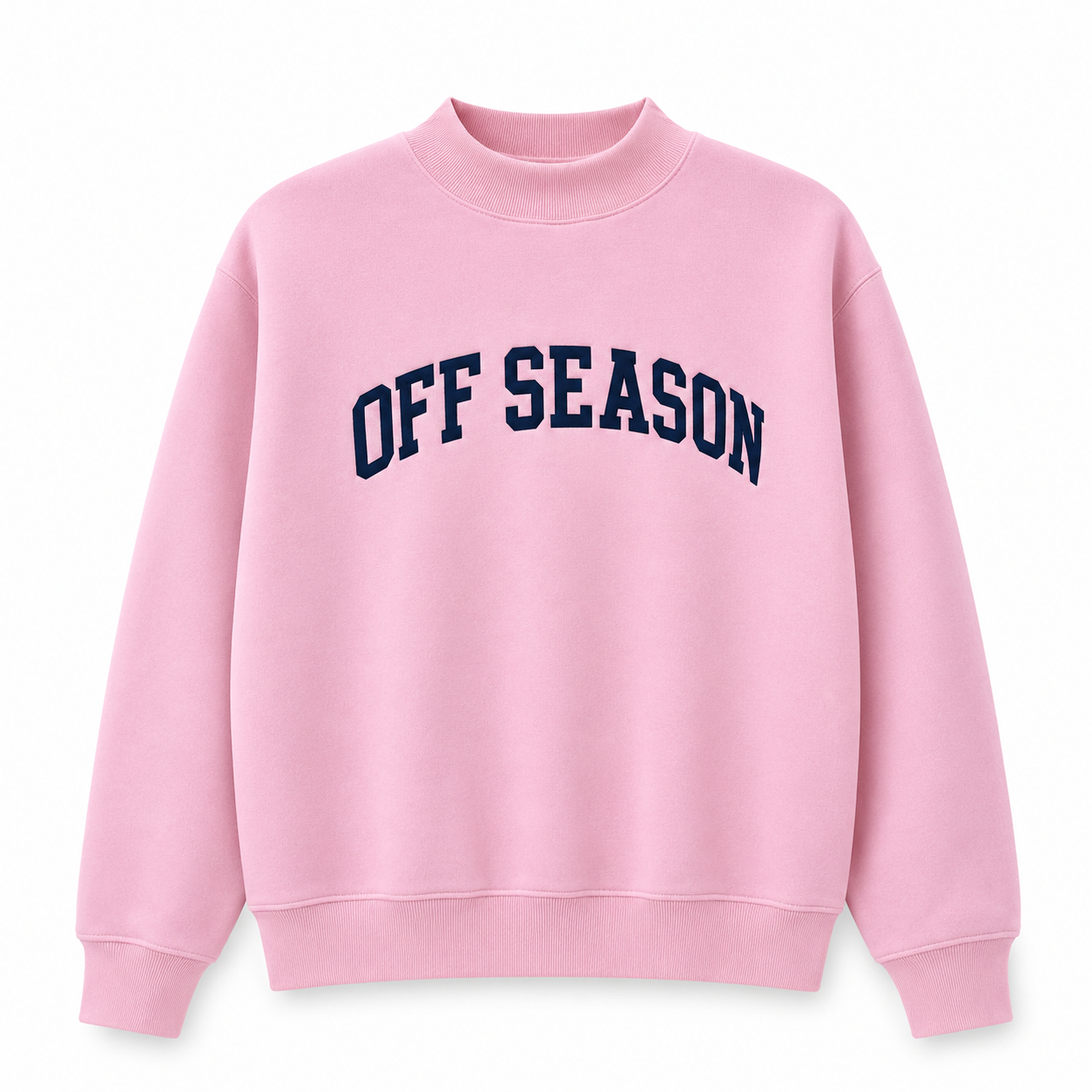 Pink Pearl Mock Neck
