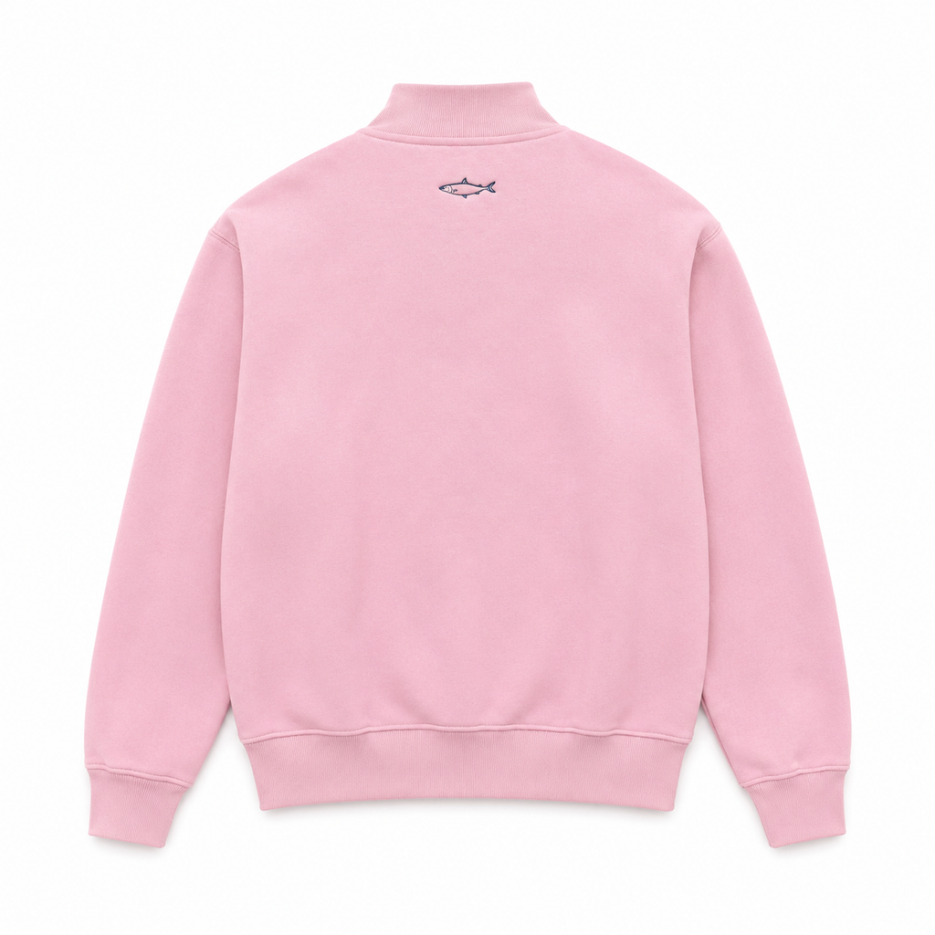 Pink Pearl Mock Neck