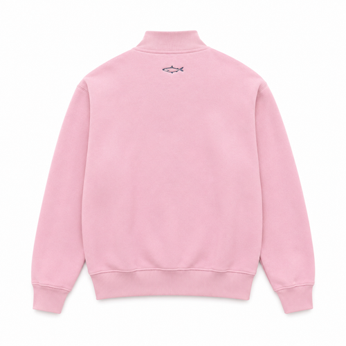 Pink Pearl Mock Neck